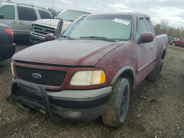 1FTRX18L53NA68955 - 2003 FORD F150 BURGUNDY photo 2