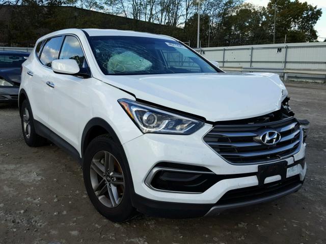 5NMZTDLB0HH017282 - 2017 HYUNDAI SANTA FE S WHITE photo 1