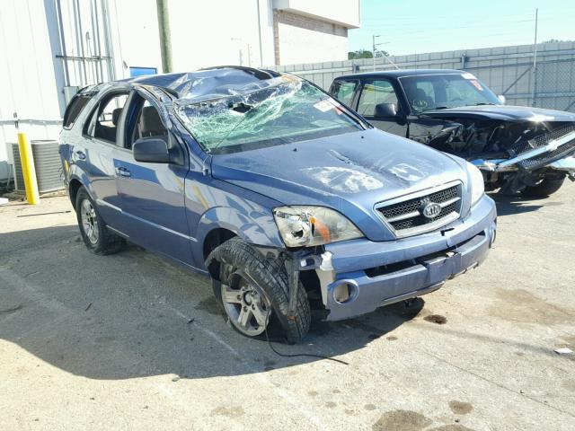 KNDJD733X55386945 - 2005 KIA SORENTO BLUE photo 1