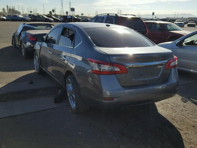 3N1AB7APXFL630061 - 2015 NISSAN SENTRA S BEIGE photo 3