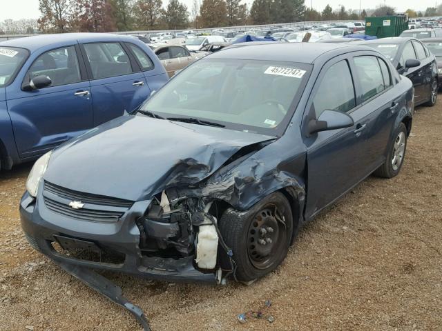 1G1AL55F977286480 - 2007 CHEVROLET COBALT LT BLUE photo 2