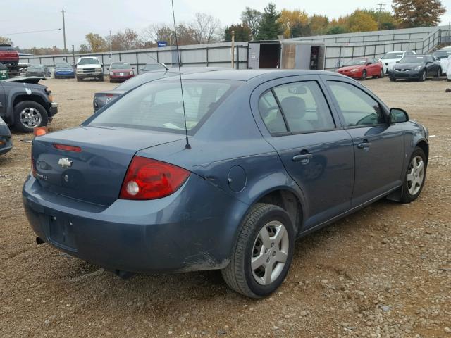 1G1AL55F977286480 - 2007 CHEVROLET COBALT LT BLUE photo 4