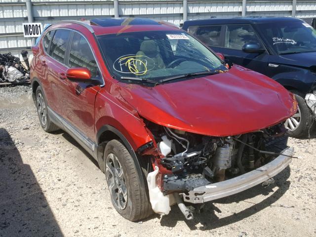 5J6RW1H98HL016563 - 2017 HONDA CR-V TOURI RED photo 1