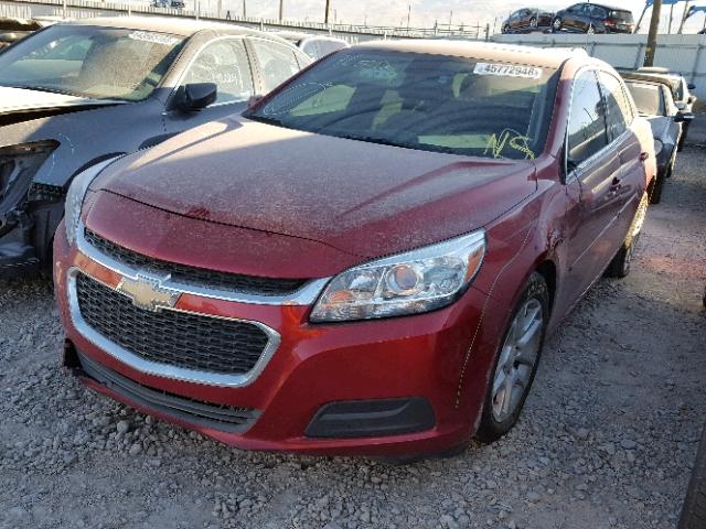 1G11C5SL3EF244058 - 2014 CHEVROLET MALIBU 1LT RED photo 2