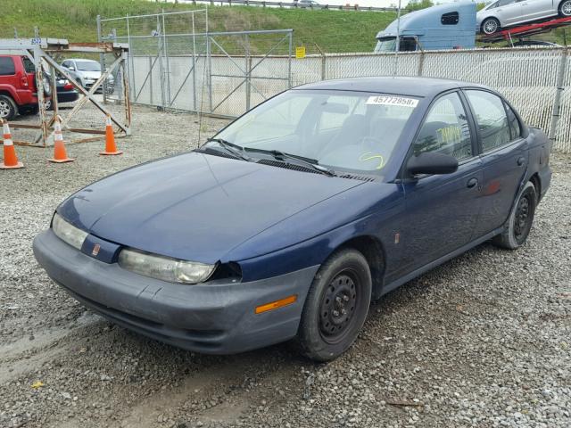 1G8ZF5289XZ284816 - 1999 SATURN SL BLUE photo 2