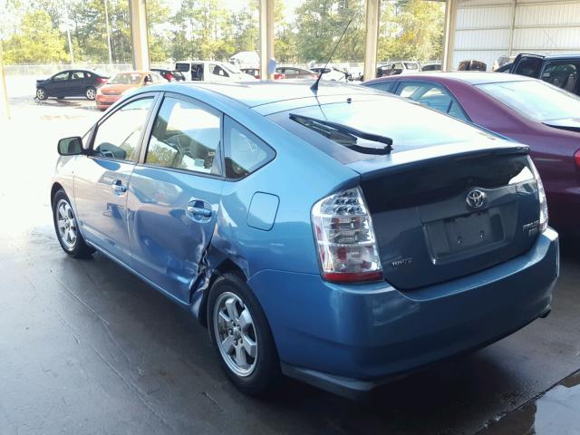 JTDKB20U887811114 - 2008 TOYOTA PRIUS BLUE photo 3