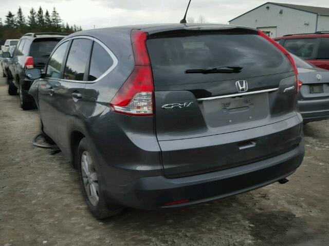 2HKRM4H55EH124875 - 2014 HONDA CR-V EX CHARCOAL photo 3