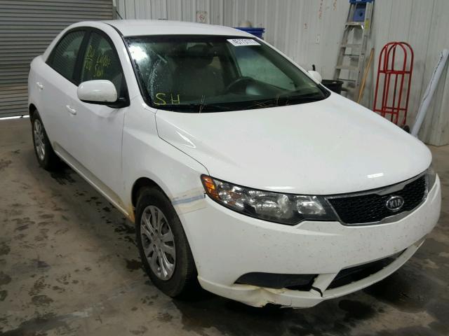 KNAFT4A20C5477573 - 2012 KIA FORTE LX WHITE photo 1