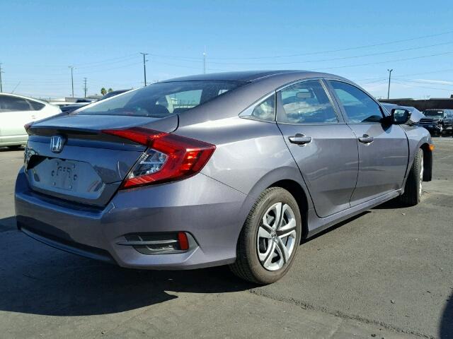 2HGFC2F55HH507937 - 2017 HONDA CIVIC LX GRAY photo 4