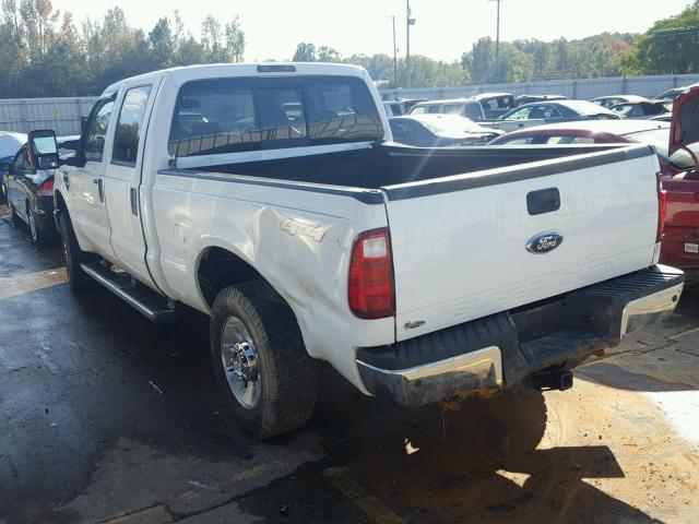 1FTSW21R79EA94717 - 2009 FORD F250 SUPER WHITE photo 3