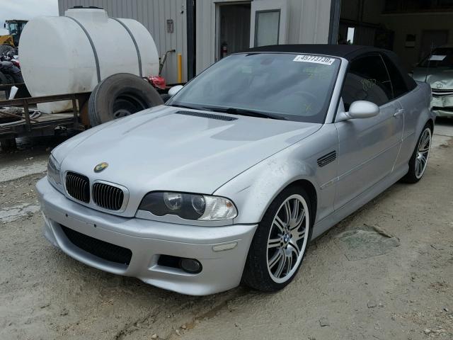 WBSBR93423PK02795 - 2003 BMW M3 SILVER photo 2