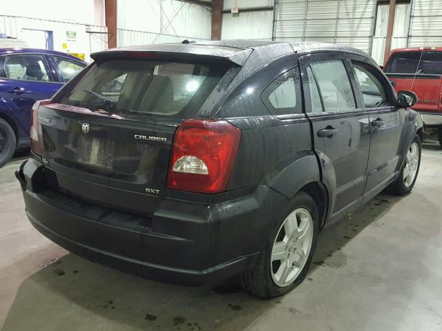 1B3HB48A79D224357 - 2009 DODGE CALIBER SX BLACK photo 4