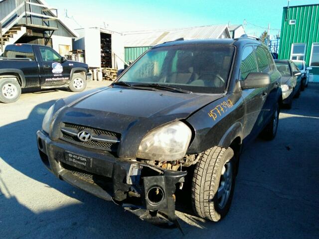 KM8JM12B97U670500 - 2007 HYUNDAI TUCSON GLS BLACK photo 2