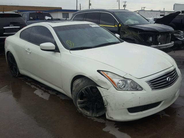 JNKCV64E58M131435 - 2008 INFINITI G37 BASE WHITE photo 1