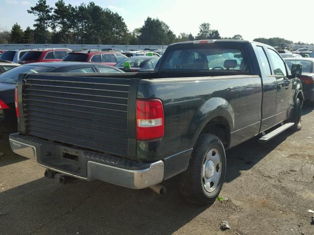 1FTVX14504NB99640 - 2004 FORD F150 GREEN photo 4