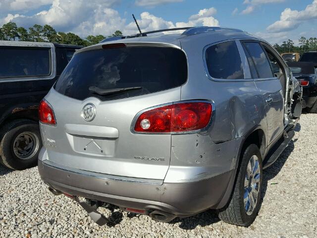 5GAKRDED5CJ397836 - 2012 BUICK ENCLAVE SILVER photo 4