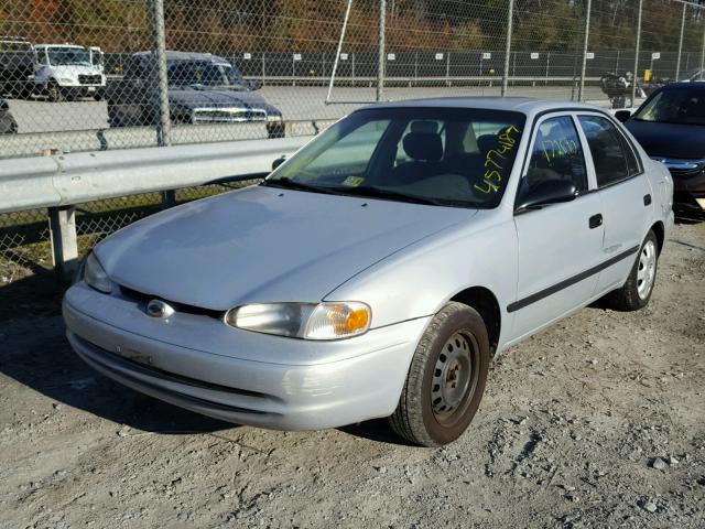 1Y1SK5489XZ432880 - 1999 CHEVROLET GEO PRIZM 灰色 照片 2