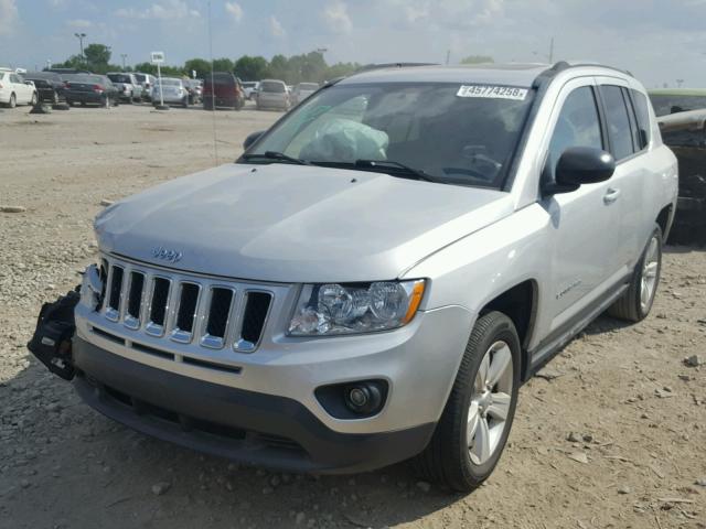 1J4NF1FBXBD169872 - 2011 JEEP COMPASS SP SILVER photo 2