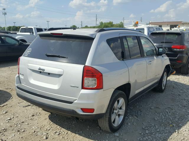 1J4NF1FBXBD169872 - 2011 JEEP COMPASS SP SILVER photo 4