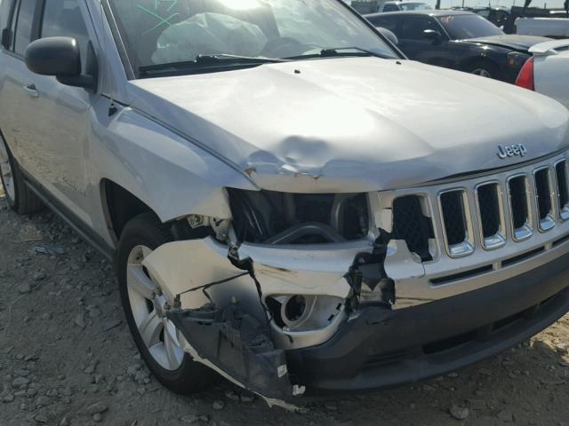 1J4NF1FBXBD169872 - 2011 JEEP COMPASS SP SILVER photo 9
