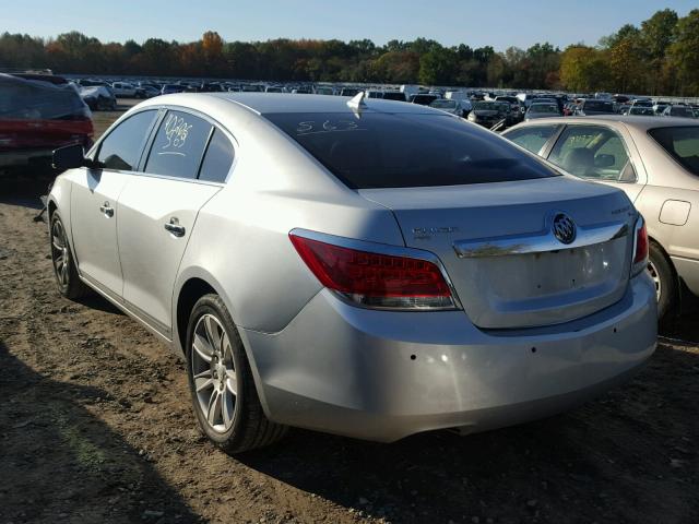 1G4GD5ED5BF203358 - 2011 BUICK LACROSSE C SILVER photo 3