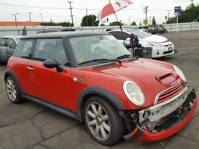 WMWRE33414TD83783 - 2004 MINI COOPER S RED photo 1