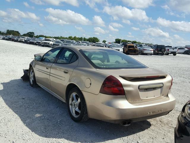 2G2WR524941361142 - 2004 PONTIAC GRAND PRIX GOLD photo 3