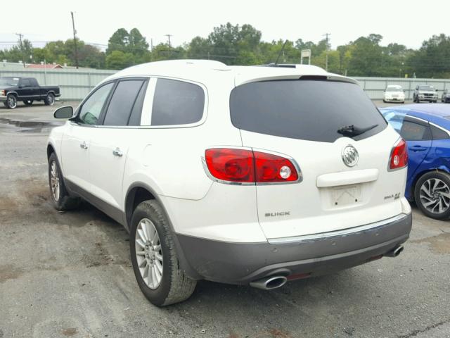 5GAER23708J298640 - 2008 BUICK ENCLAVE CX WHITE photo 3