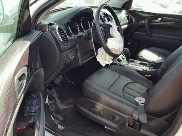 5GAKRBKD9HJ188678 - 2017 BUICK ENCLAVE WHITE photo 9