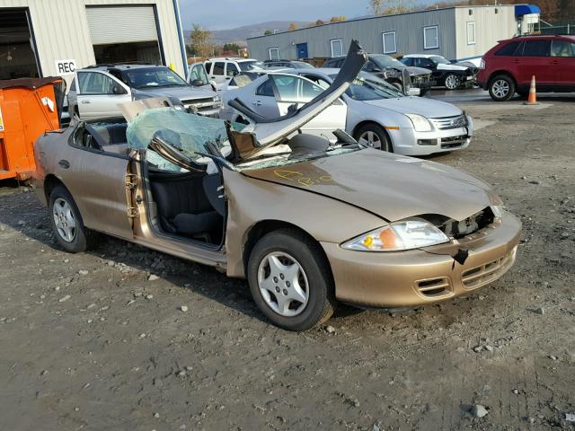 1G1JC5249Y7430064 - 2000 CHEVROLET CAVALIER GOLD photo 1