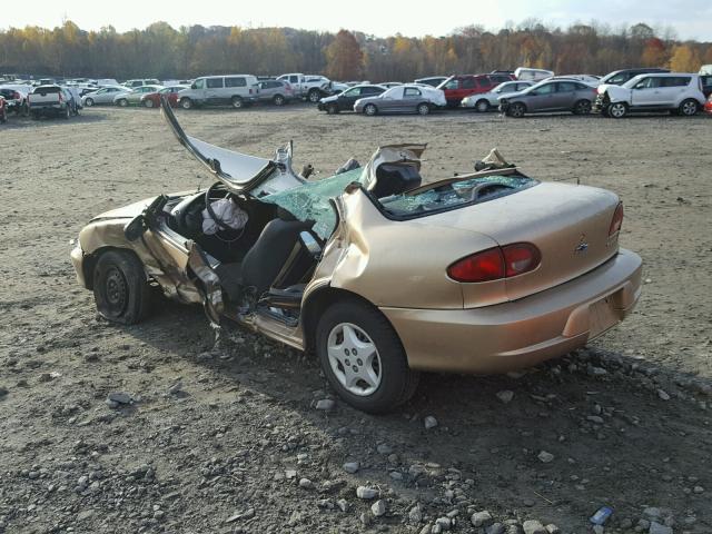 1G1JC5249Y7430064 - 2000 CHEVROLET CAVALIER GOLD photo 3