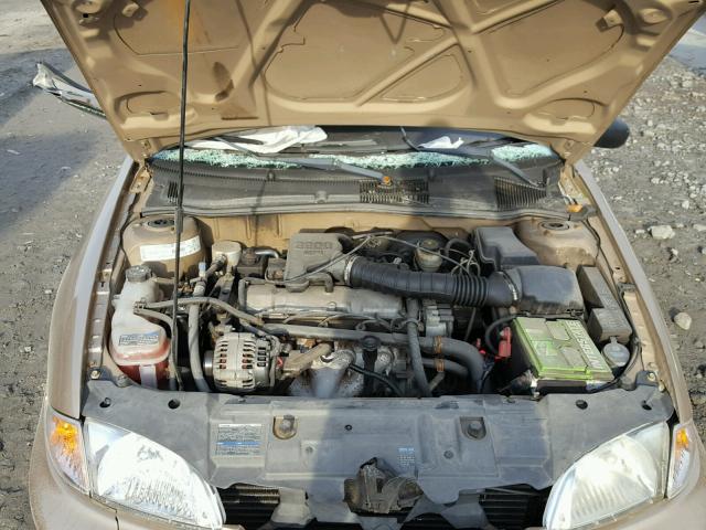 1G1JC5249Y7430064 - 2000 CHEVROLET CAVALIER GOLD photo 7