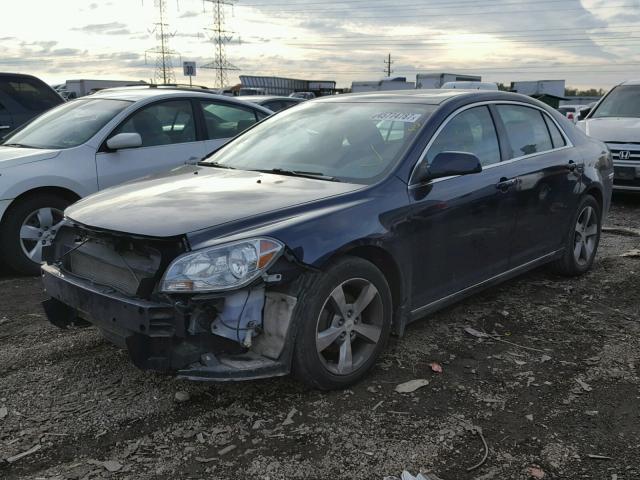 1G1ZC5E10BF267743 - 2011 CHEVROLET MALIBU 1LT BLUE photo 2