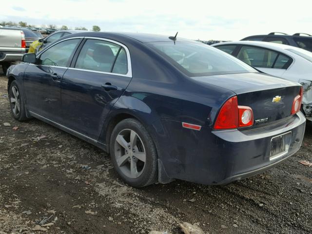 1G1ZC5E10BF267743 - 2011 CHEVROLET MALIBU 1LT BLUE photo 3