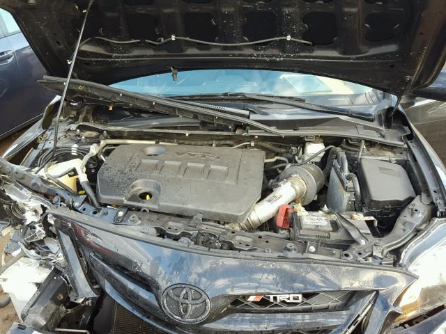 5YFBU4EE8DP168991 - 2013 TOYOTA COROLLA BA BLACK photo 7