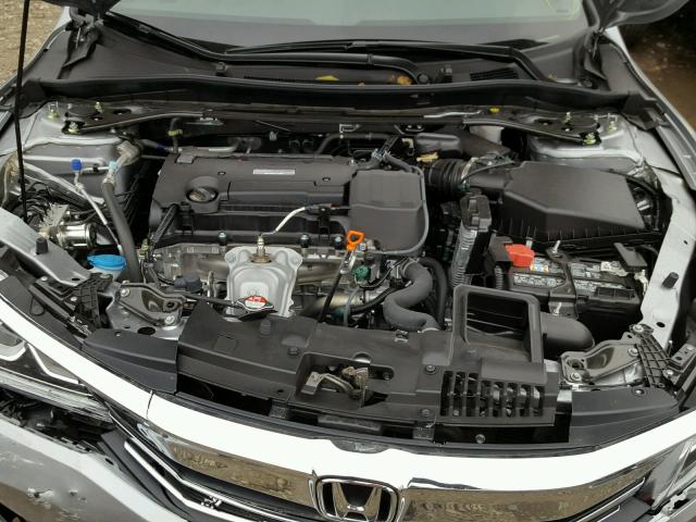 1HGCR2F89HA207022 - 2017 HONDA ACCORD EXL SILVER photo 7