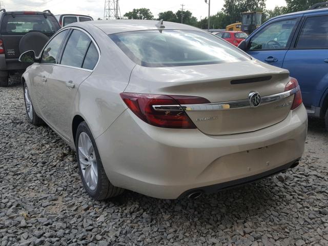 2G4GK5EX3E9249560 - 2014 BUICK REGAL GOLD photo 3