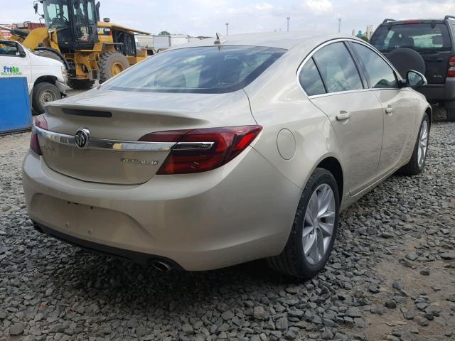 2G4GK5EX3E9249560 - 2014 BUICK REGAL GOLD photo 4