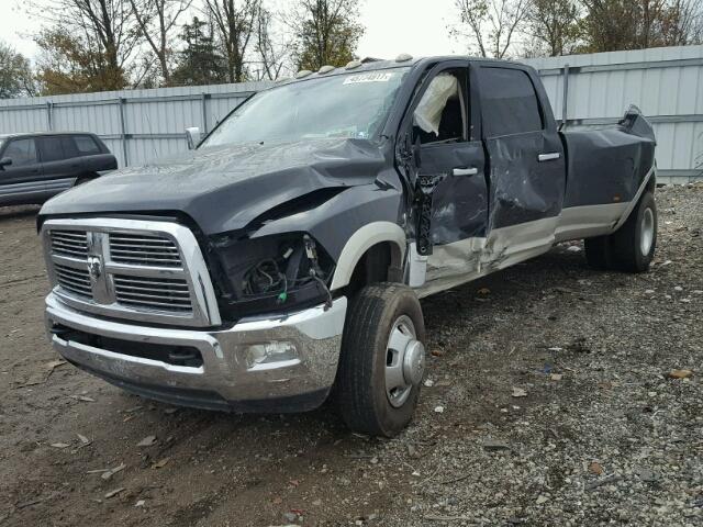 3D73Y4CL7AG147759 - 2010 DODGE RAM 3500 BLACK photo 2