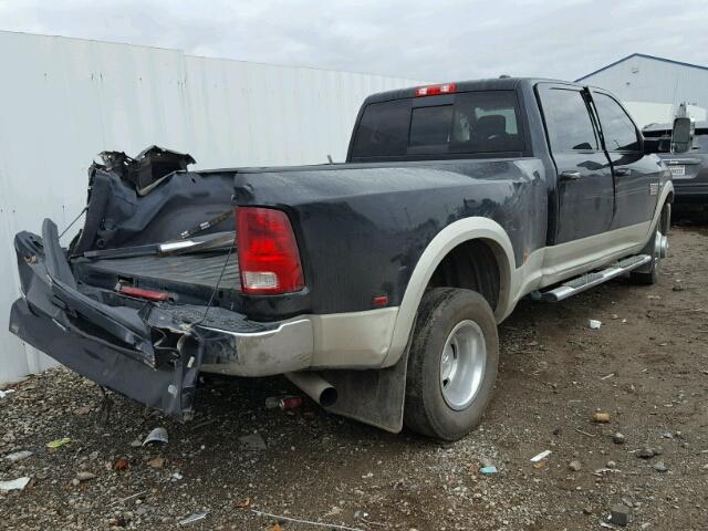 3D73Y4CL7AG147759 - 2010 DODGE RAM 3500 BLACK photo 4