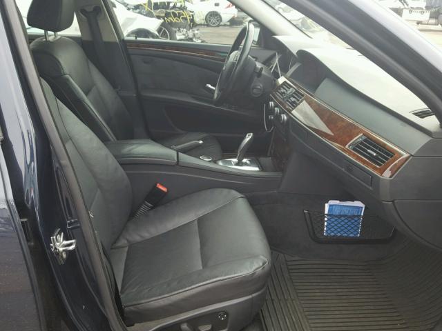 WBANV93568CW55287 - 2008 BMW 535 XI Көк фото 5
