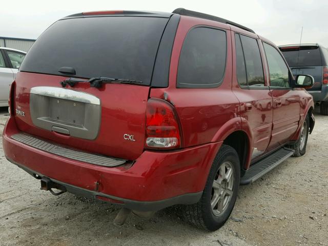 5GADT13SX42264575 - 2004 BUICK RAINIER RED photo 4