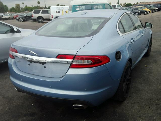 SAJWA06B49HR02716 - 2009 JAGUAR XF PREMIUM BLUE photo 4