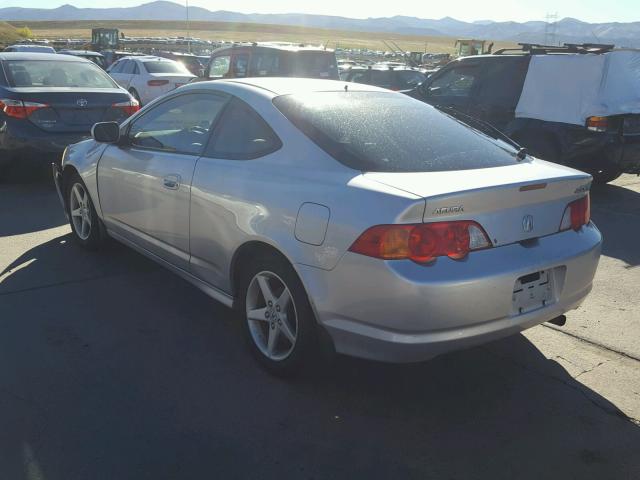 JH4DC53042C011262 - 2002 ACURA RSX TYPE-S SILVER photo 3