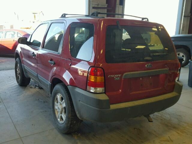 1FMCU93153KB81515 - 2003 FORD ESCAPE XLT RED photo 3