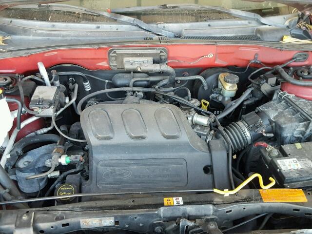 1FMCU93153KB81515 - 2003 FORD ESCAPE XLT RED photo 7