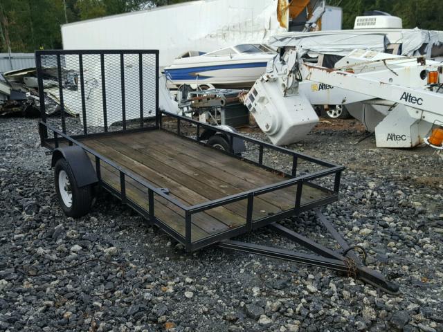 1510L3513 - 2014 UTILITY TRAILER BLACK photo 1