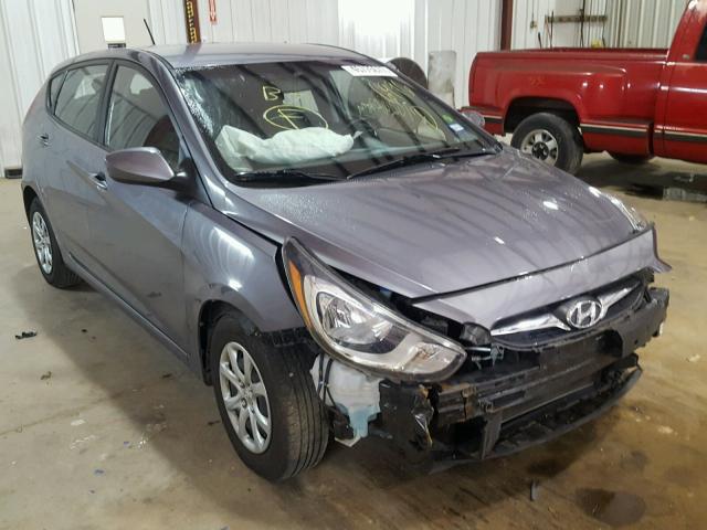 KMHCT5AEXEU176996 - 2014 HYUNDAI ACCENT GLS GRAY photo 1