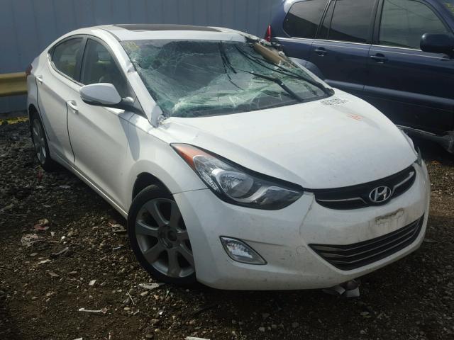 5NPDH4AE6DH316572 - 2013 HYUNDAI ELANTRA GL WHITE photo 1