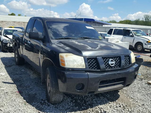 1N6AA06A64N586842 - 2004 NISSAN TITAN XE BLACK photo 1